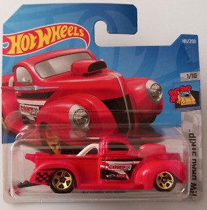 2022 Hot Wheels `40 Ford Pickup in 1/64  HCX61 HW DRAG STRIP