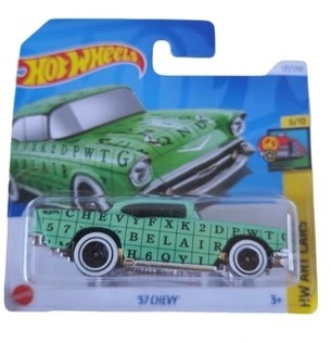 2024 Hot Wheels 121/250 HTD56 '57 Chevy HW Art Cars 6/10