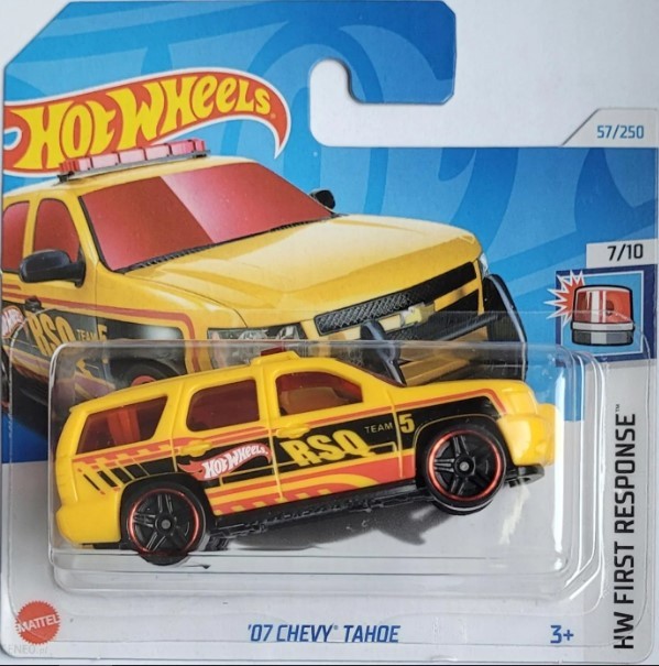 2024 Hot Wheels 57/250-'07 Chevy Tahoe-HW First Response 7/10 (HTB60-N521)