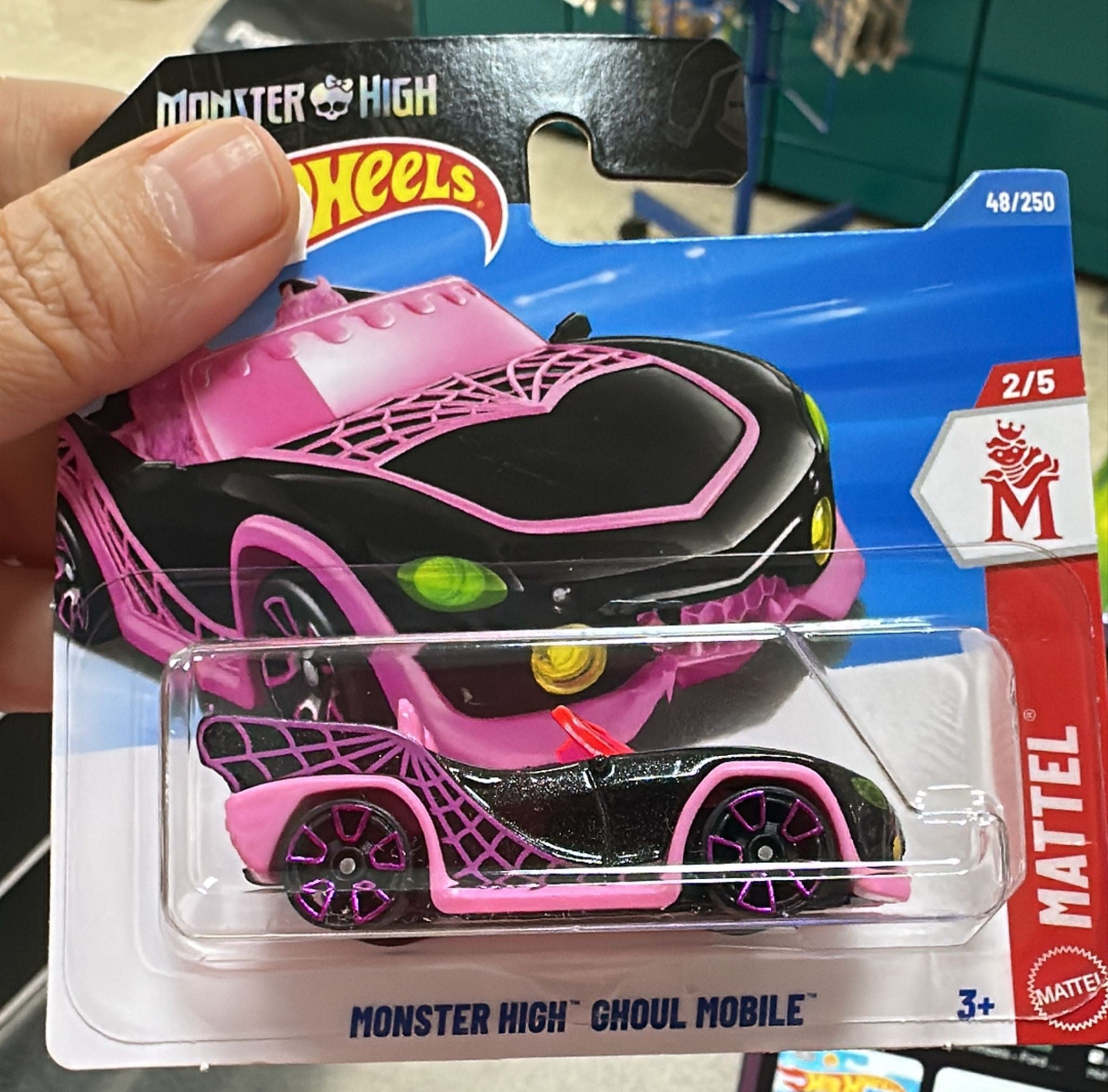 2026 Hot Wheels Monster High Ghoul Mobile JJK93
