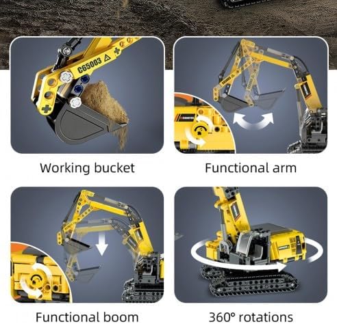 Juego de construccion CADA : Excavadora 467 pzas
