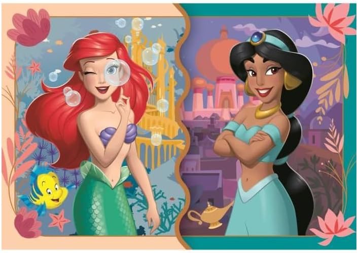 Clementoni - Puzzle Infantil 2X20 Piezas Walt Disney Princess, Puzzle Infantil Walt Disney Princess, 24092