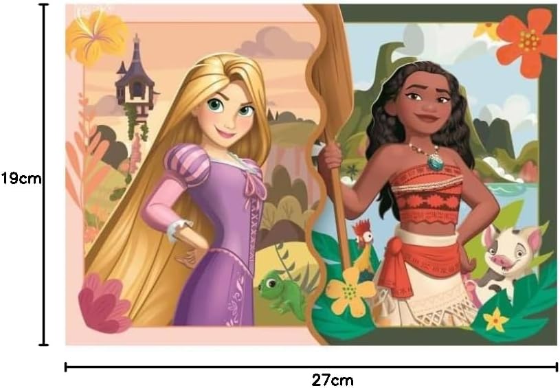 Clementoni - Puzzle Infantil 2X20 Piezas Walt Disney Princess, Puzzle Infantil Walt Disney Princess, 24092