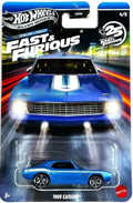 Hot Wheels Silver Series Fast & Furious Dream Lineup - Camaro de 1969 [azul] Vehículo de juguete fundido a escala 4/5-1:64