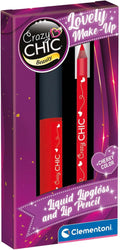 Clementoni brillo de labios de juguete y delineador de labios cereza rojo maquillaje