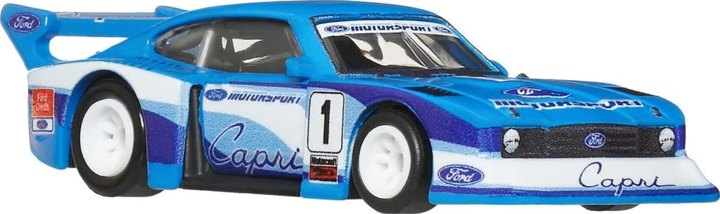 Hot Wheels Team Transport #88 Ford Capri Gr5 & Flotte Flyer Real Riders Metal/Metal Escala 1:64