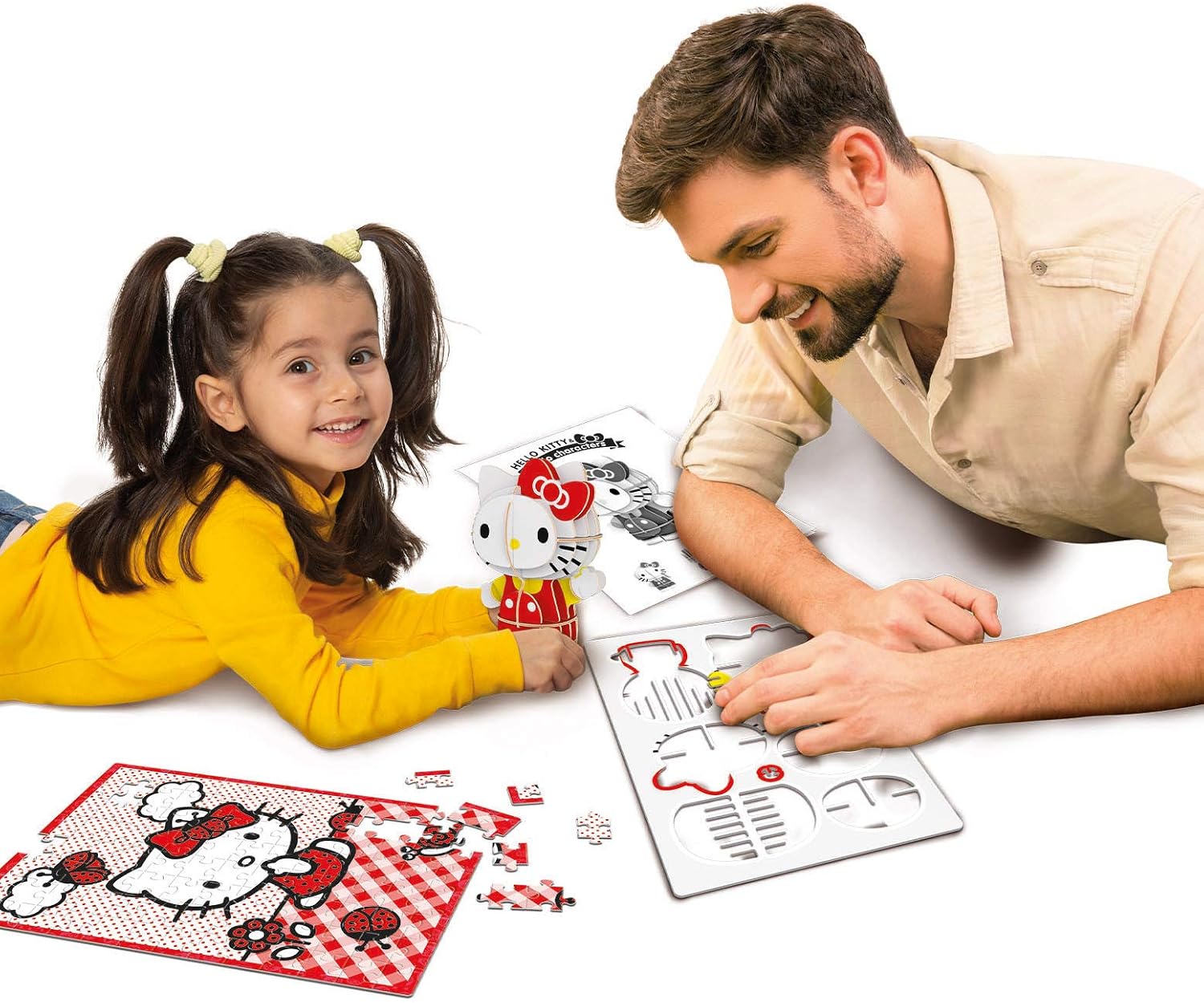 104-Piece Hello Kitty 3D Model Puzzle