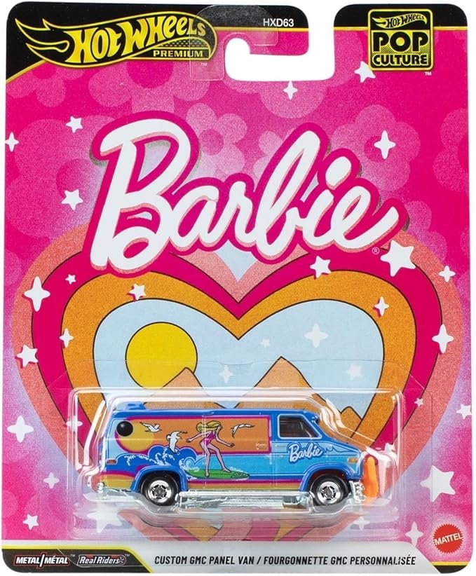 Hot Wheels Custom GMC Panel Van Barbie Pop Calture Premium Series 1:64