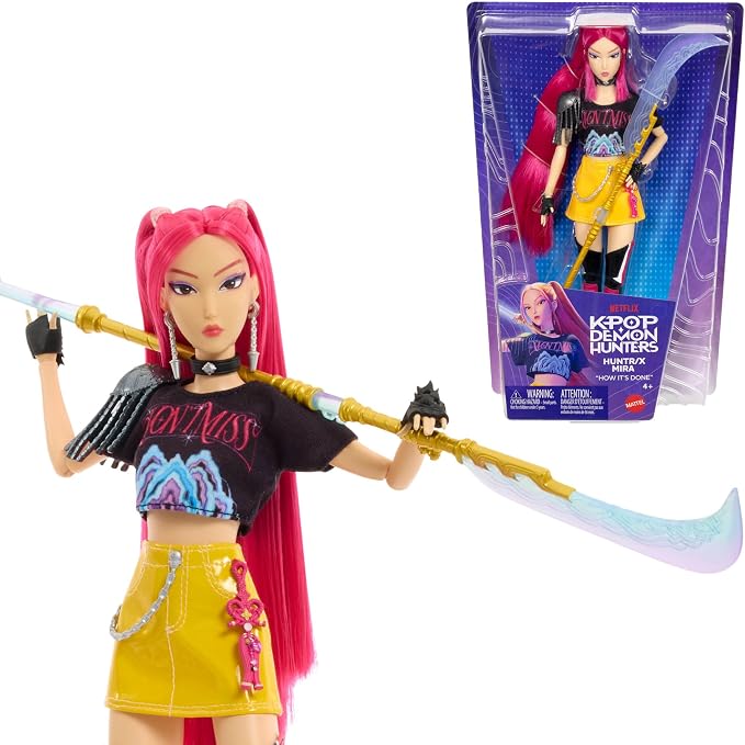 Mattel KPOP Demon Hunters HUNTR/X Mira Muñeca de Moda
