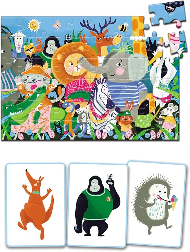 Clementoni - Funny Animals Search and Find