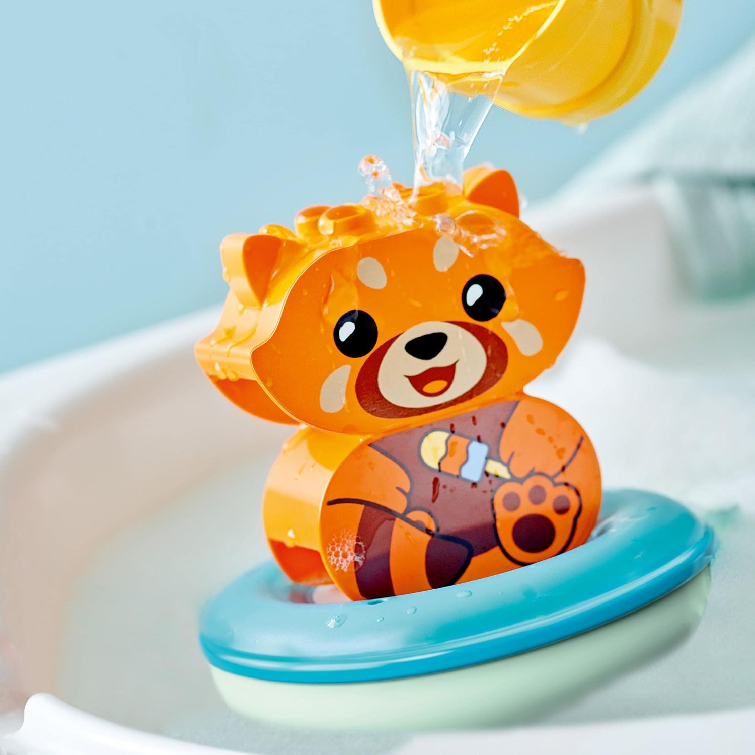 LEGO 10964 DUPLO Diversión en el Baño: Panda Rojo Flotante