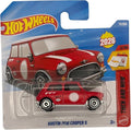Hot Wheels - Austin Mini Cooper S - JJK94 - Then and Now 1/10 - Short Card - Red - Licencia oficial - Mattel 2026 (71/250) - 1:64
