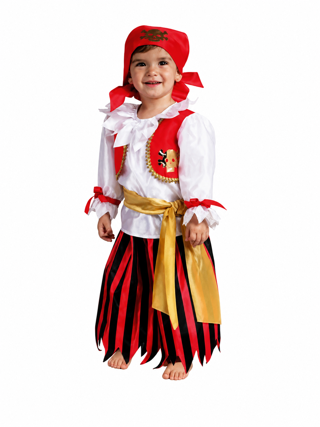 COMPLETE PIRATE GIRL COSTUME 18 MONTHS