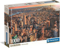 Clementoni - Puzzle Adulto 1000 Piezas Collection New York City Compact Box, 39944
