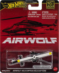 Hot Wheels Helicóptero Airwolf SUPERCOPTER - Die Cast Escala 1:64 - Longitud 7 cm - JBL56 - Serie Cultura Pop