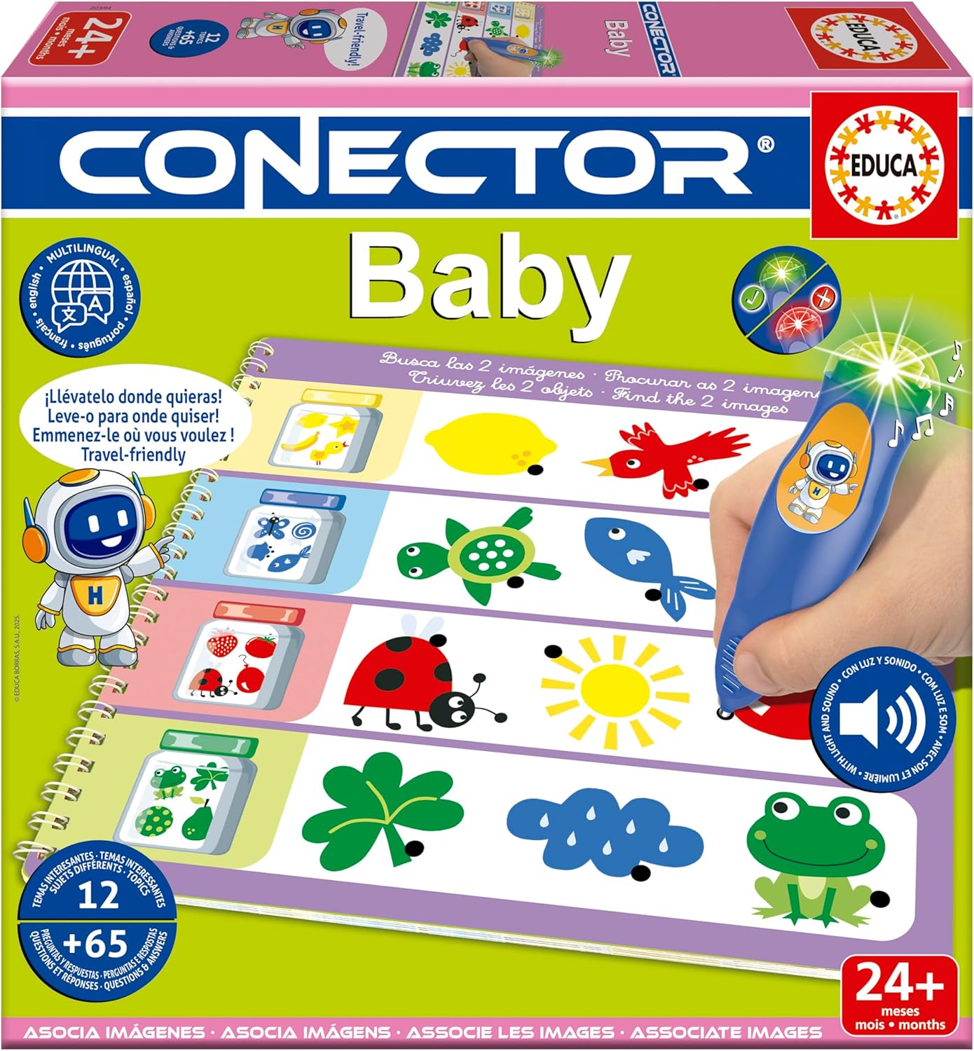 Educa - Conector Baby | Juego Educativo con más de 65 Preguntas y respuestas