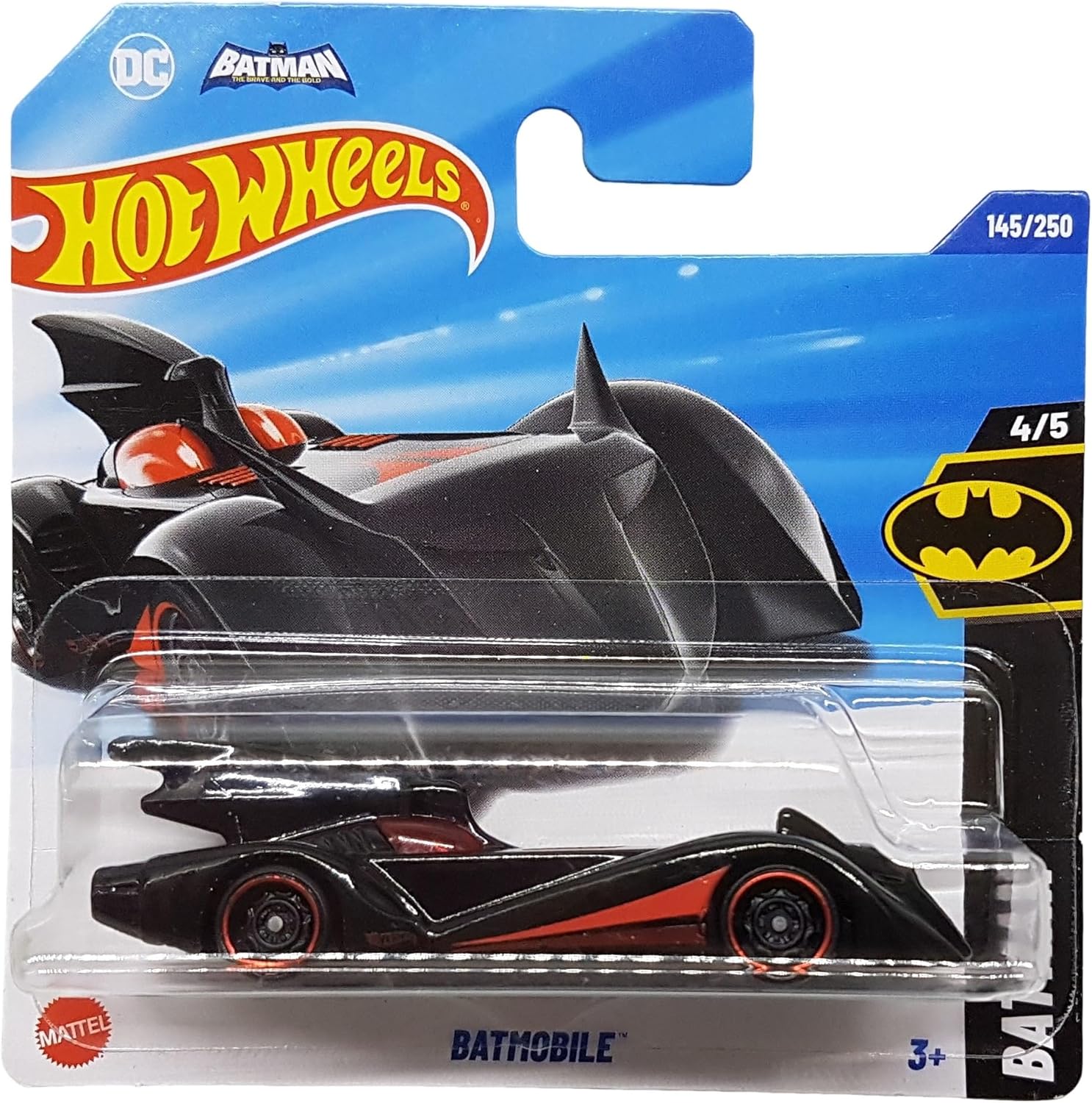 Hot Wheels - Batmobile - Batman 4/5 - HYY81 - Short Card - The and The Bold - DC - Mattel 2025-1:64