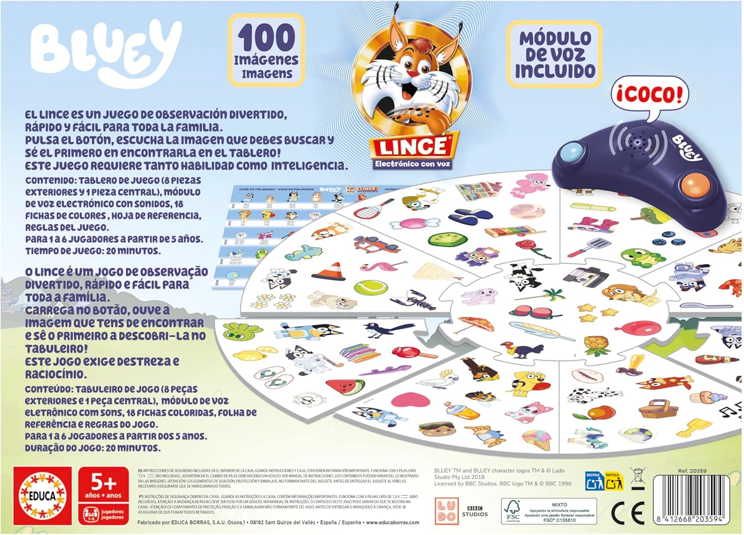 Educa - Bluey Electronic Lynx