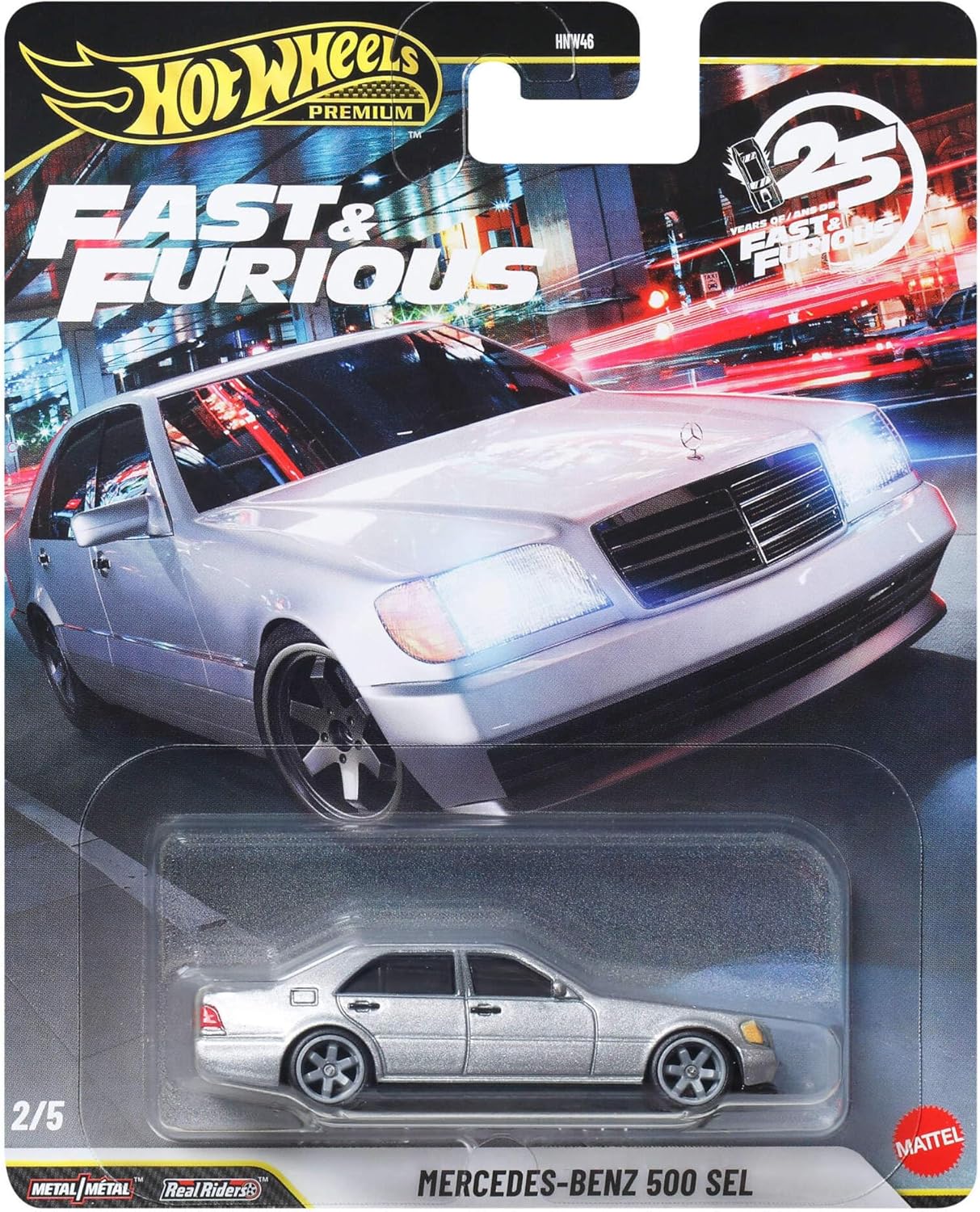 Hot Wheels Premium Fast & Furious Mercedes-Benz 500 SEL