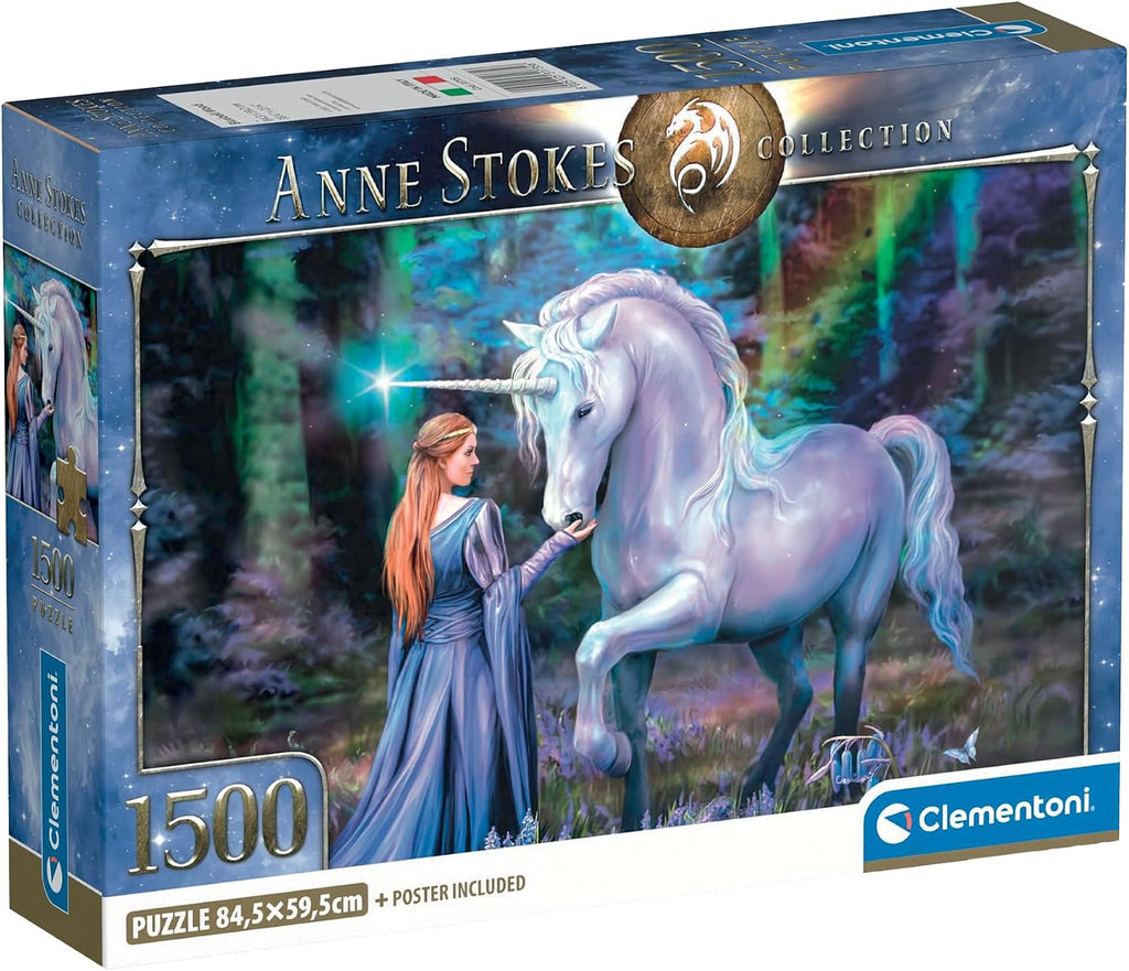 Clementoni - Puzzle Adulto 1500 Piezas Anne Stokes Bluebell Wood Compact Box, 31735
