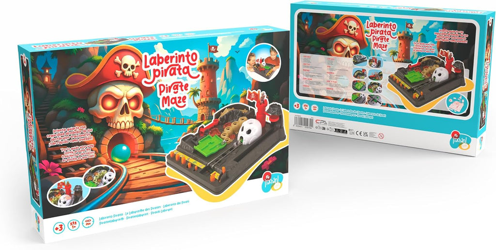 TACHAN - Juego de Mesa - Laberinto Pirata - +3 (CPA Toy Group 741T00979)