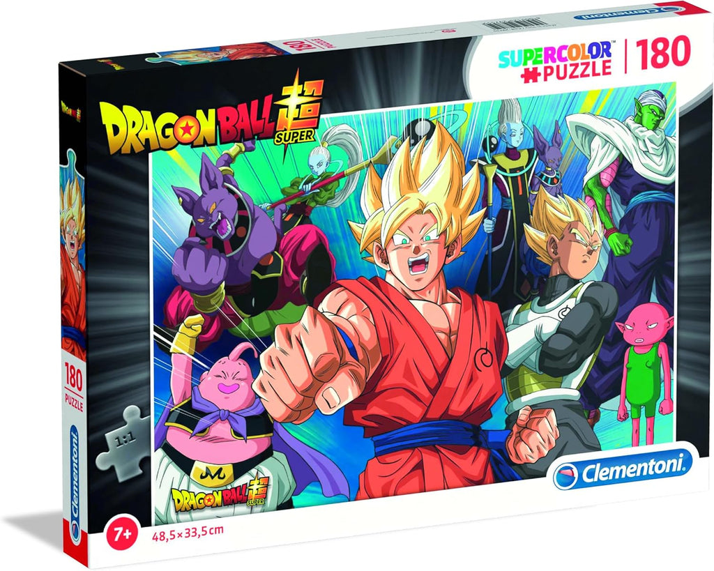 Clementoni- Dragon Ball Puzzle Suelo, 180 Piezas, Multicolor, 180pezzi (29755)