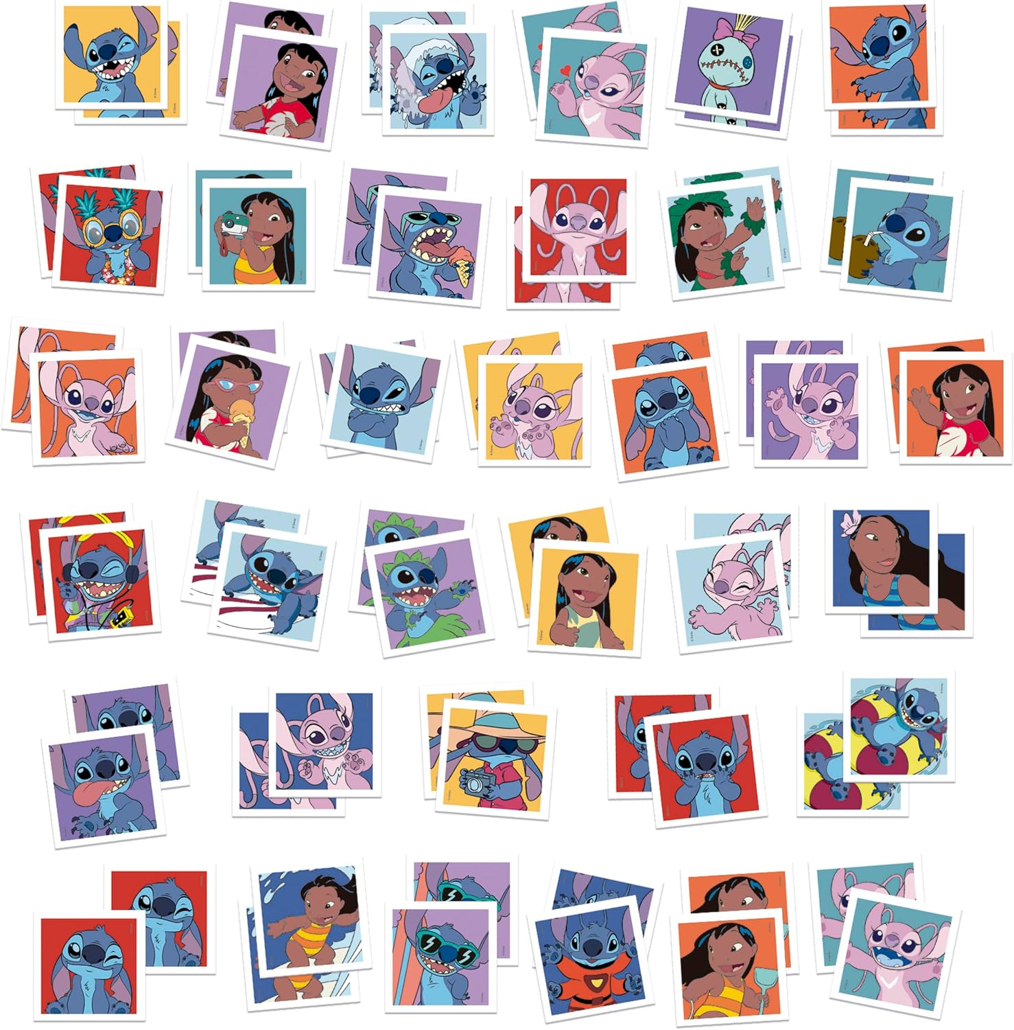 Educa - Identic Stitch. Juego de Memoria Educativo para bebés con 72 Cartas. Encuentra Las Parejas y Trabaja aptitudes básicas como agudeza Visual, atención y Memoria. A Partir de 3 años (20315)
