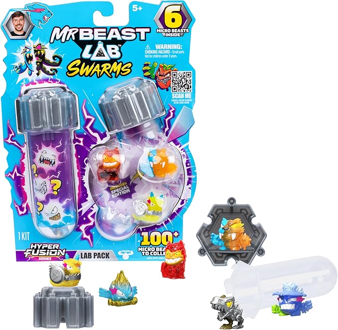MrBeast Lab Swarms Serie Hyper Fusion, colecciona +100 enjambres
