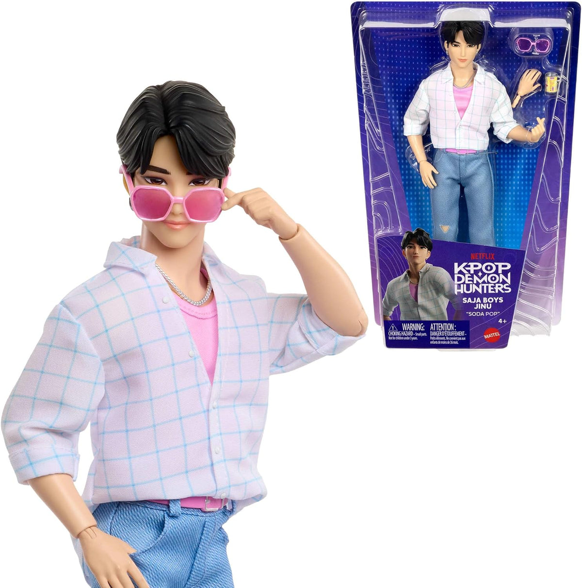 Mattel KPOP Demon Hunters HUNTR/X Zoey Muñeca de Moda | Con look de actuación “How It’s Done”, accesorio Spirit Blades, inspirado en la película, JRN37