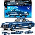 Mattel Brick Shop Hot Wheels Premium Series , juego de construcción Mercedes-Benz 300 SL