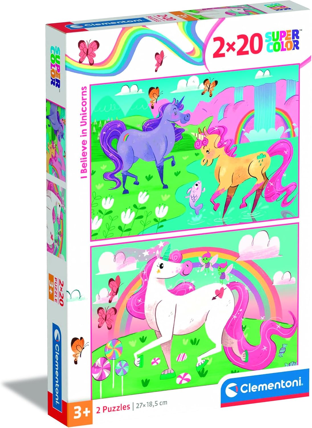 Clementoni 24754-2 Puzzles 20 Piezas Unicornios