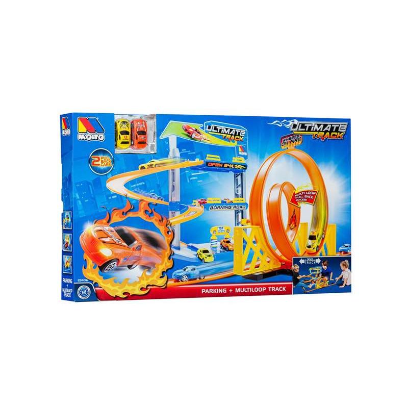MOLTO | Parking Infantil de 3 Plantas con Doble Looping y Complementos