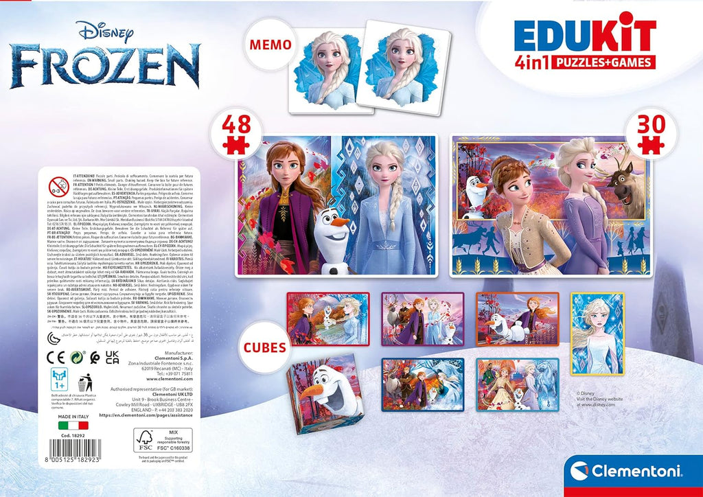 Clementoni - Edukit 4-in-1 Frozen