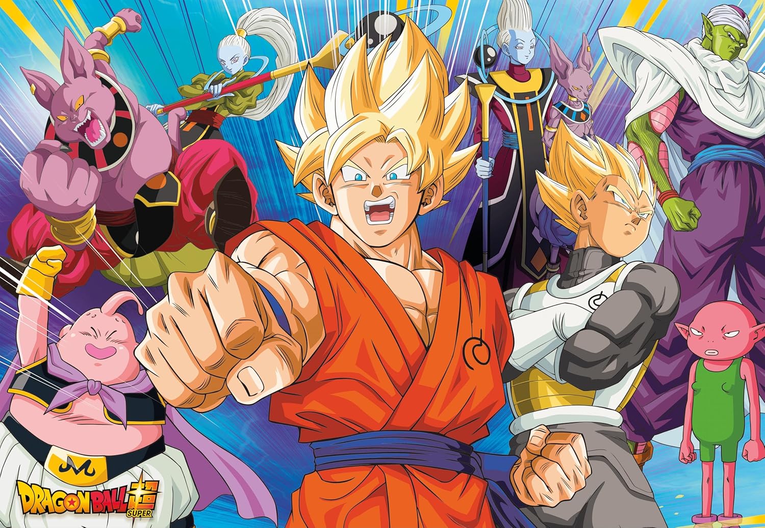 Clementoni- Dragon Ball Puzzle Suelo, 180 Piezas, Multicolor, 180pezzi (29755)