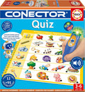 Educa - Conector Quiz | Juego Educativo con más de 90 Preguntas y respuestas. 12 Temas Diferentes en Formato Libro y lápiz con luz y Sonido. Recomendado a Partir de 3 años (20392)