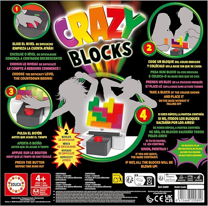 Educa - Crazy Blocks | The Most Explosive Block Game.