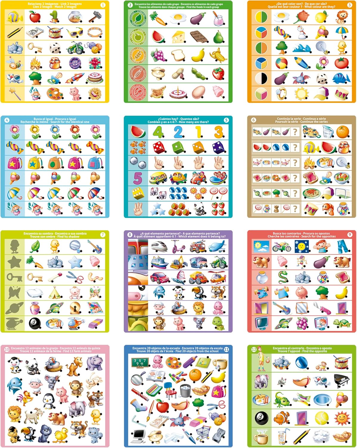 Educa - Conector Quiz | Juego Educativo con más de 90 Preguntas y respuestas. 12 Temas Diferentes en Formato Libro y lápiz con luz y Sonido. Recomendado a Partir de 3 años (20392)