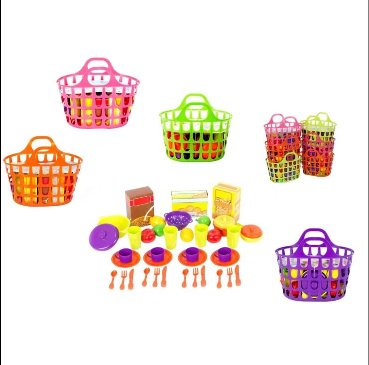 Shopping Basket AND KITCHENWARE 41 PIECES