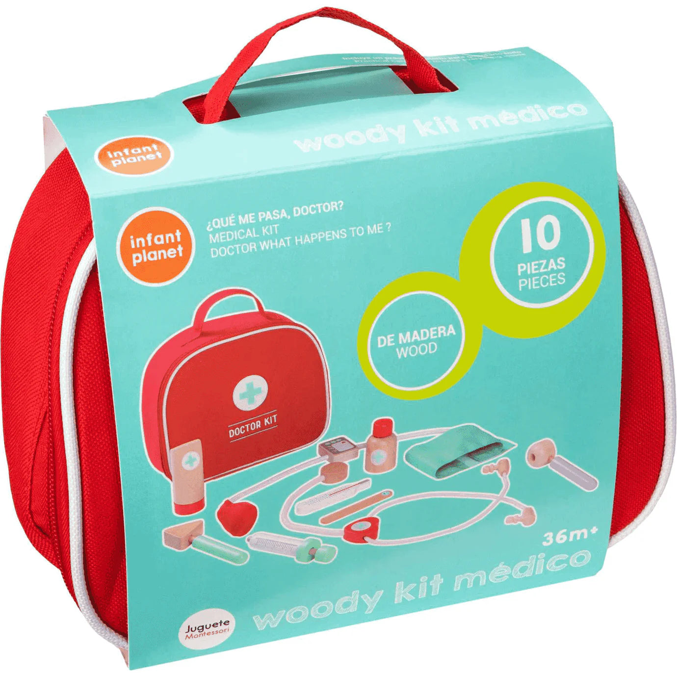 Infant Planet Wooden Doctor Kit | Wooden Toys