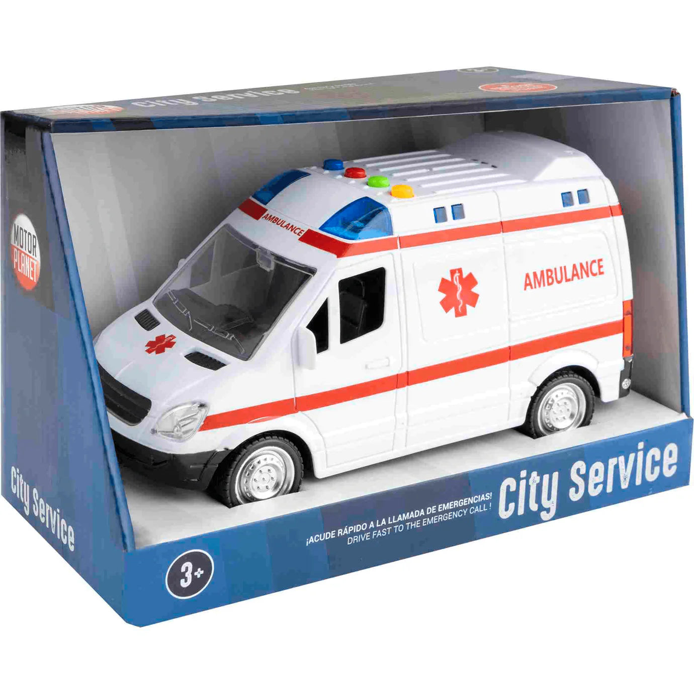 Motor Planet Ambulance Vehicle Light and Sound E1:20