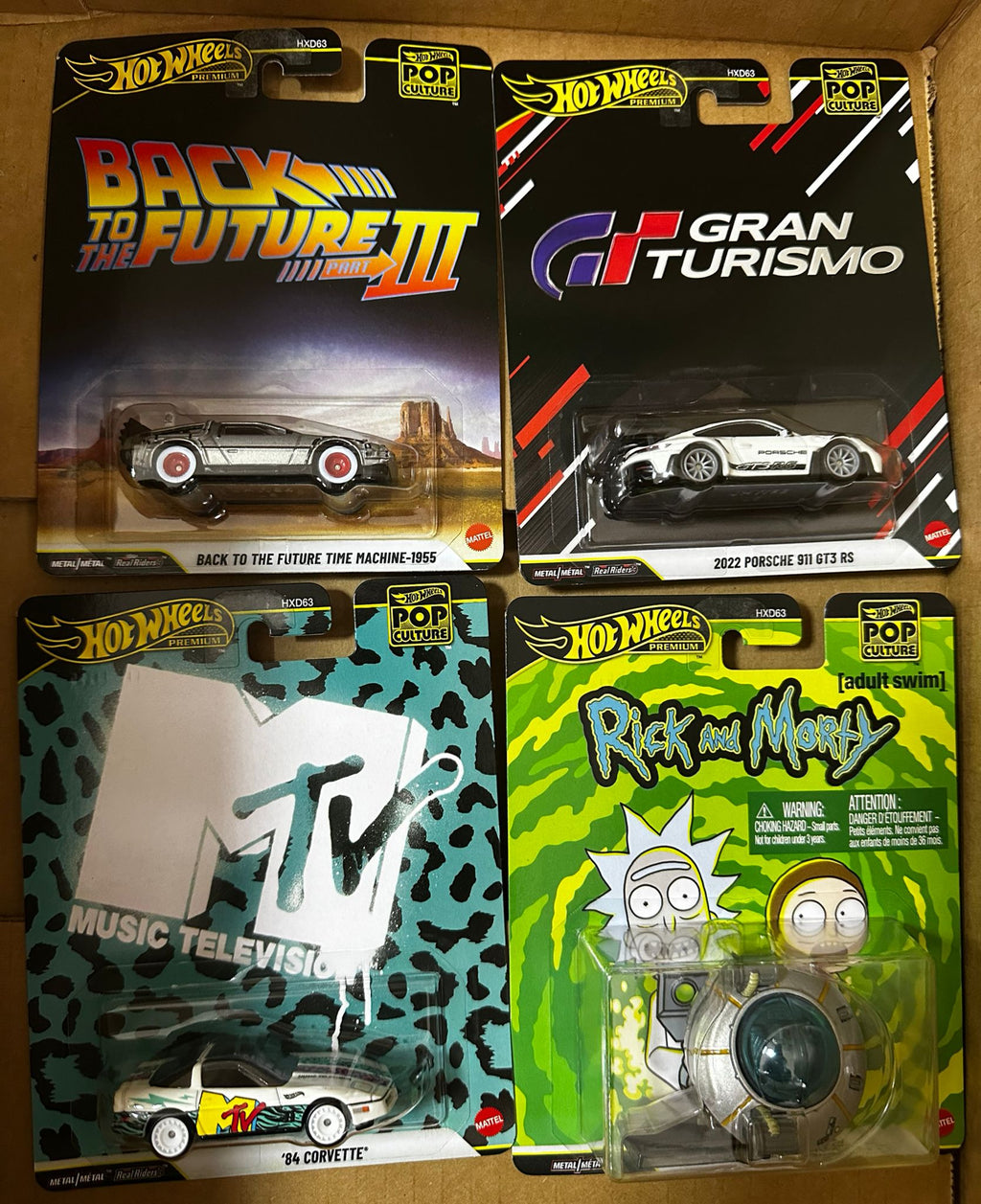 HOT WHEELS PREMIUM POP CULTURE PACK 4