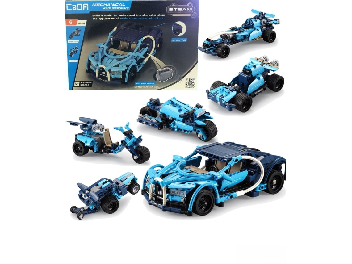 Cada: Blue Phantom 6 En 1 509 Pzas