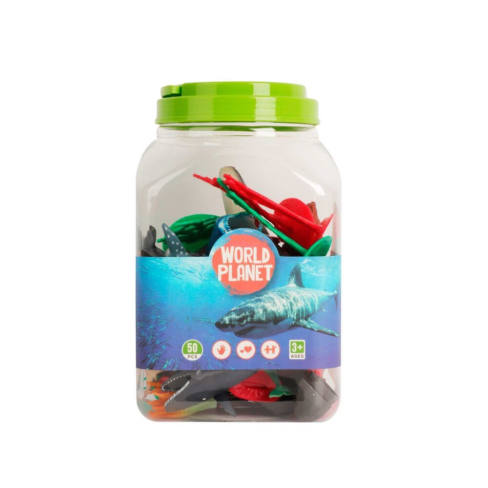Animales del Océano Bote 50 Pcs