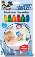 Batman- Set de rotuladores y esponja para el baño con 6 colores diferentes