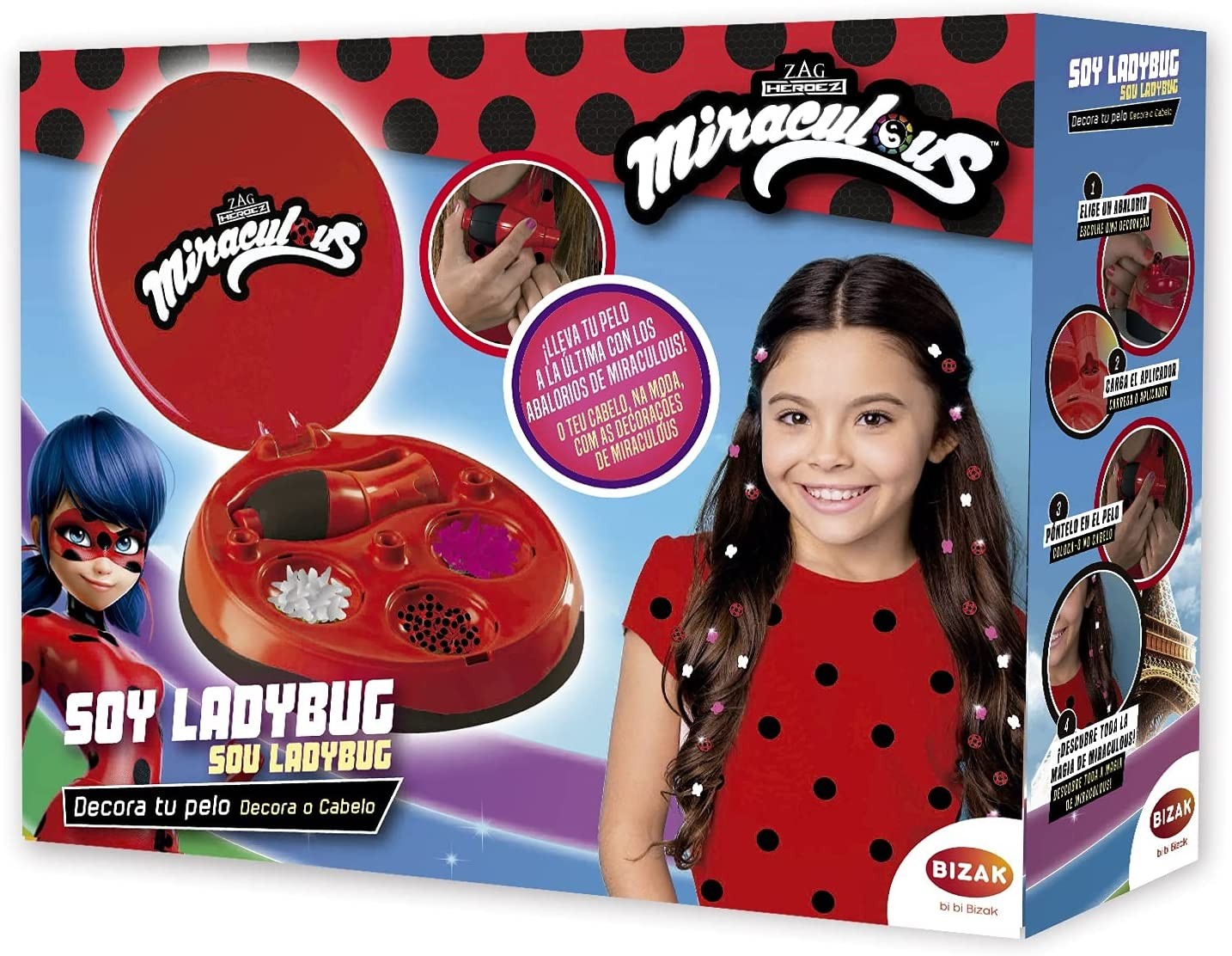 Bizak Miraculous Decora tu pelo