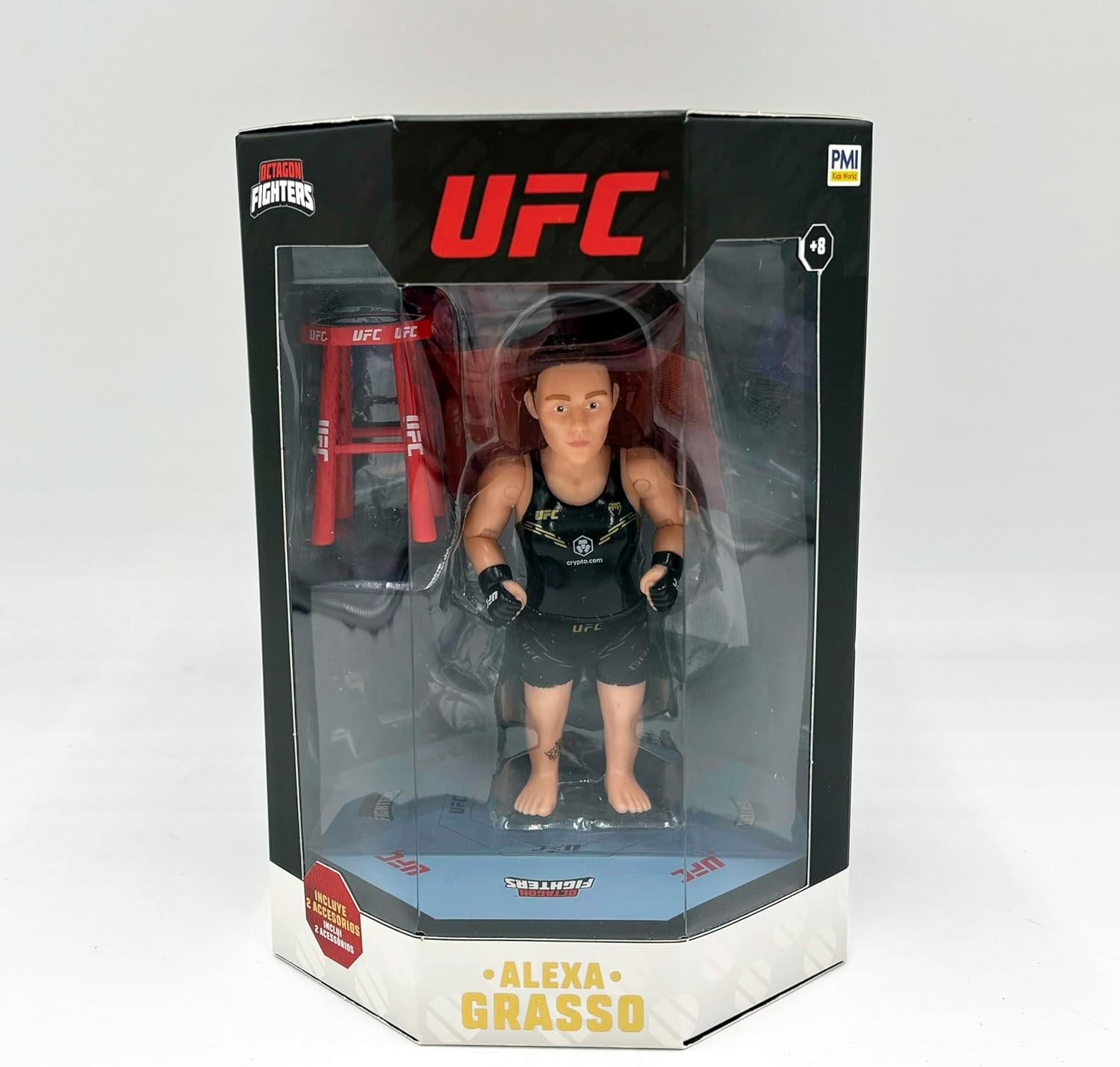 Bizak UFC Leyendas Figura Articulada de Alexa Grasso de 11,5 cm con Accesorios
