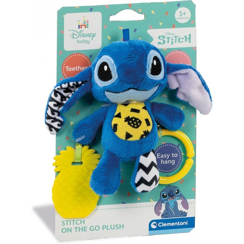 Clementoni 17919 Disney Baby On The Go Plush Stitch Plush