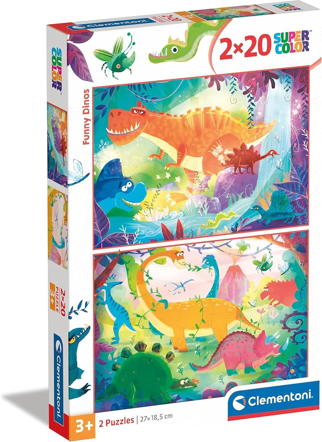 Clementoni 24755-2 Puzzles 20 Piezas Dinosaurios