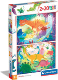 Clementoni 24755-2 Puzzles 20 Piezas Dinosaurios