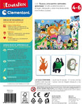 Clementoni- Busca y Encuentra Animales Graciosos